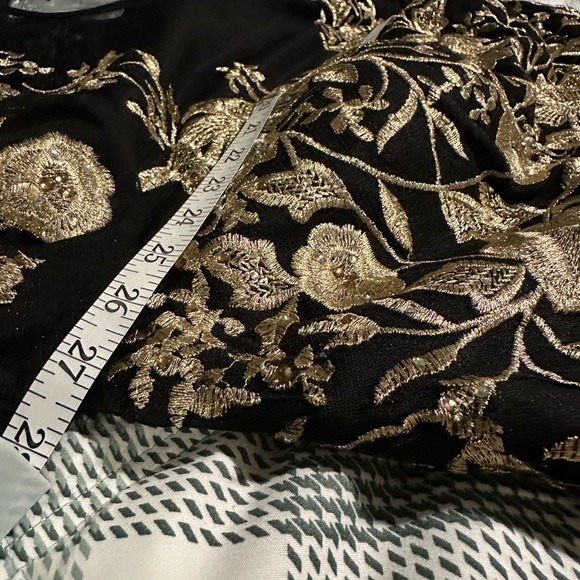 Betsy & Adam Black and Gold Floral Dress/gown
Full length - Picture 9 of 9